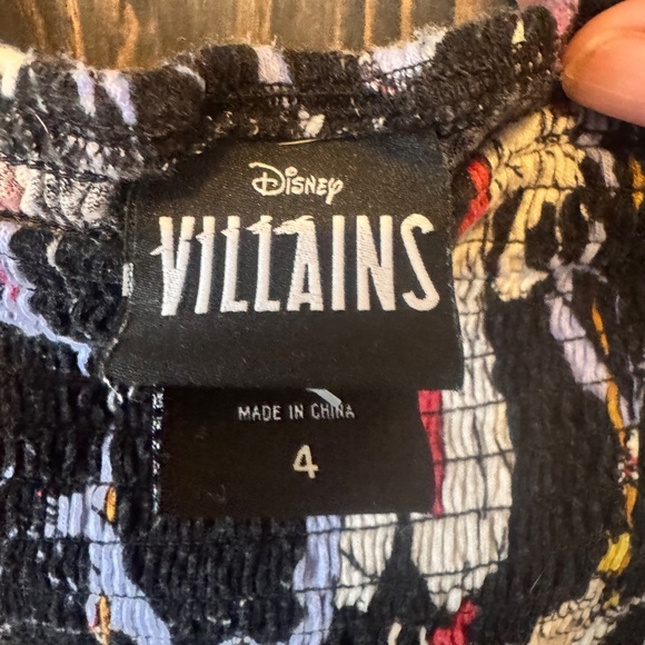 Disney Villains Smocked Dress/Top XXL — Black Gothic Fit & Flare - Picture 6 of 7